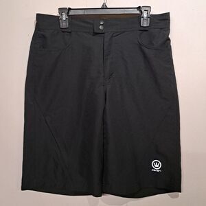 Canari Mens Paramount Baggy Bike Shorts Unlined Large Black Cycling